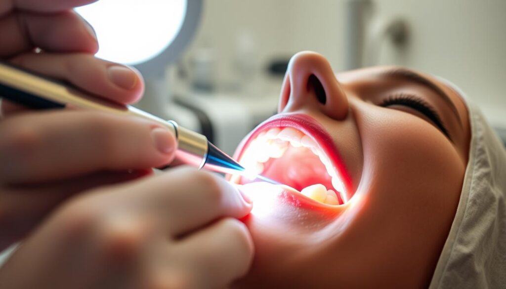 ND:YAG laser precision in dental procedures