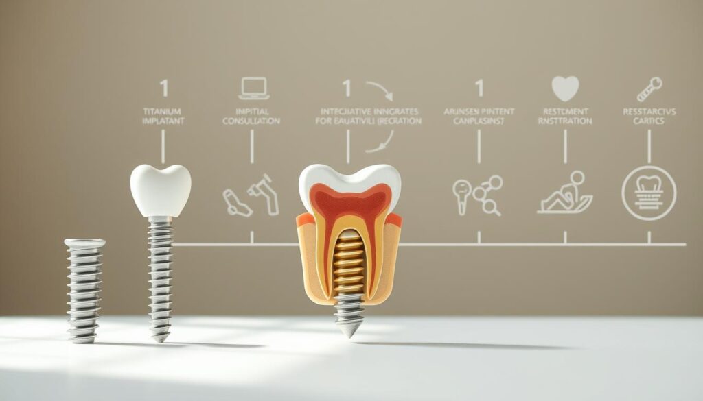 how long do you go without teeth when getting implants?
